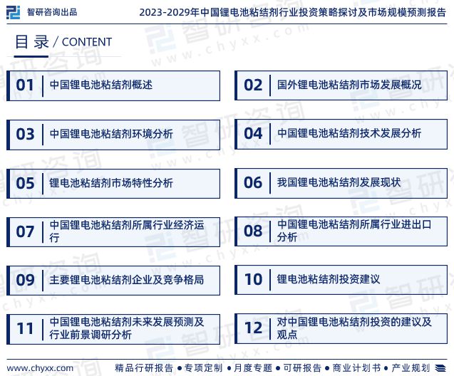 锂电池粘结剂行业投资前景预测报告—智研咨询发布（2023版）(图2)