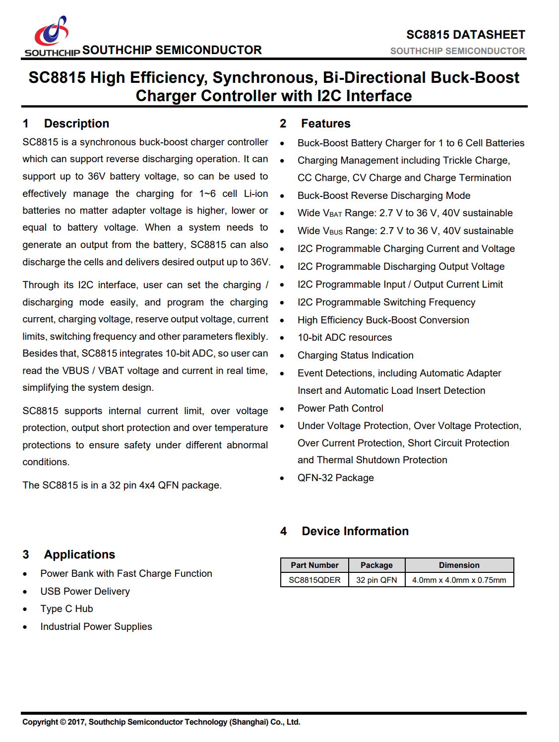 南芯科技SC8721、SC8815助力酷态科15号电能柱实现0W高功率输出(图4) 南芯科技SC8721、SC8815助力酷态科15号电能柱实现0W高功率输出(图4)