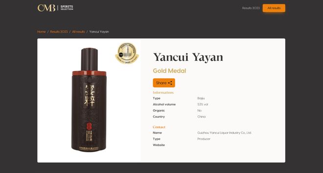 上市不足4个月这个新锐酱酒品牌再次斩获国际大奖！(图3)