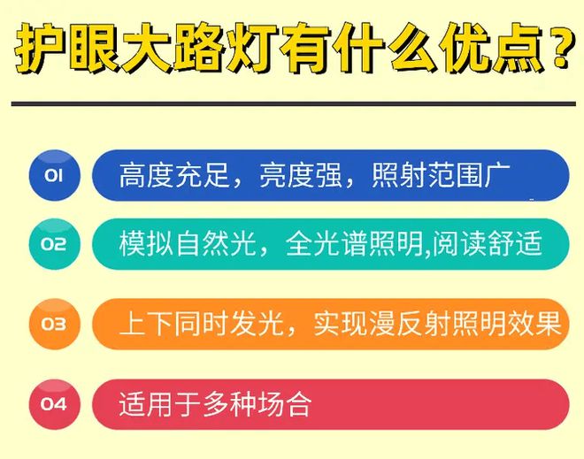 立式护眼台灯什么牌子好用又实惠？口碑最好公认护眼大路灯推荐(图2)